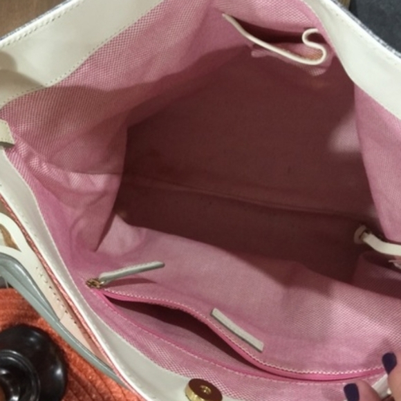 Dooney & Bourke 75 Vintage Coral hobo RARE - Picture 4 of 9